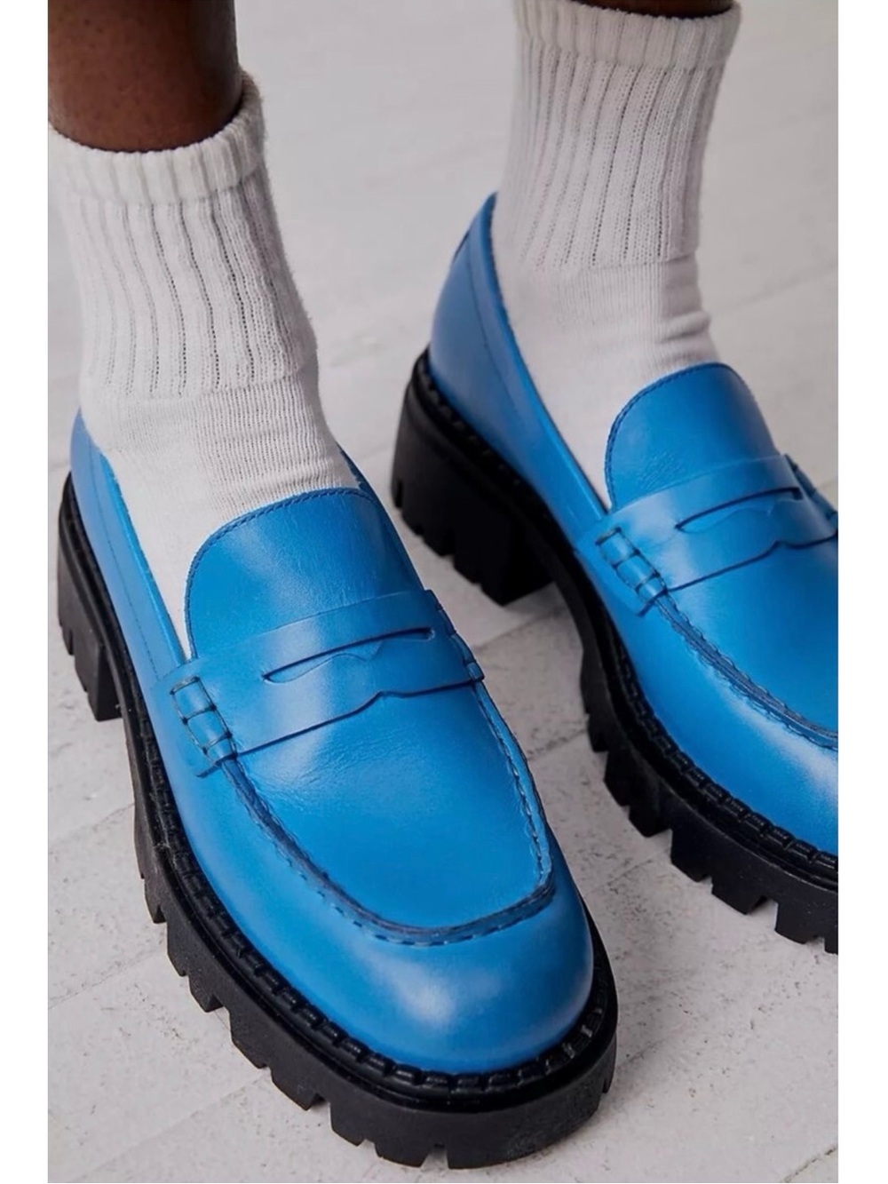 New • Free People Lyra Lug Sole Loafer